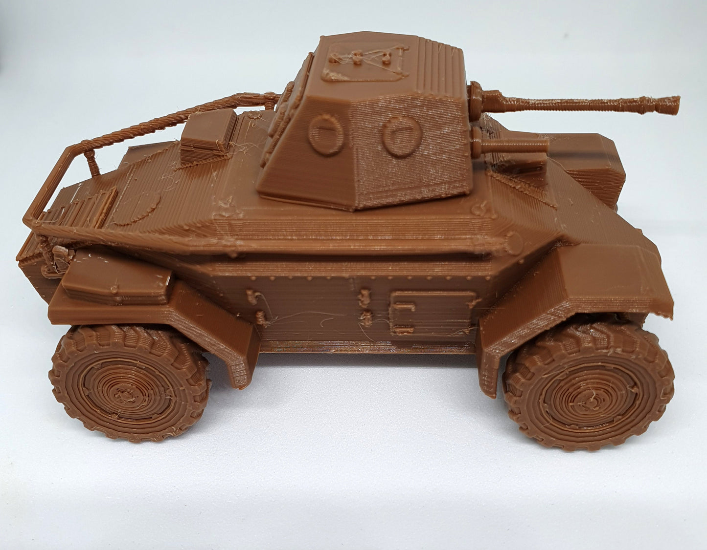 39m-Csaba, scale 48, Hungarian Armored car, World War Two, 3D printed, wargaming, military miniatures