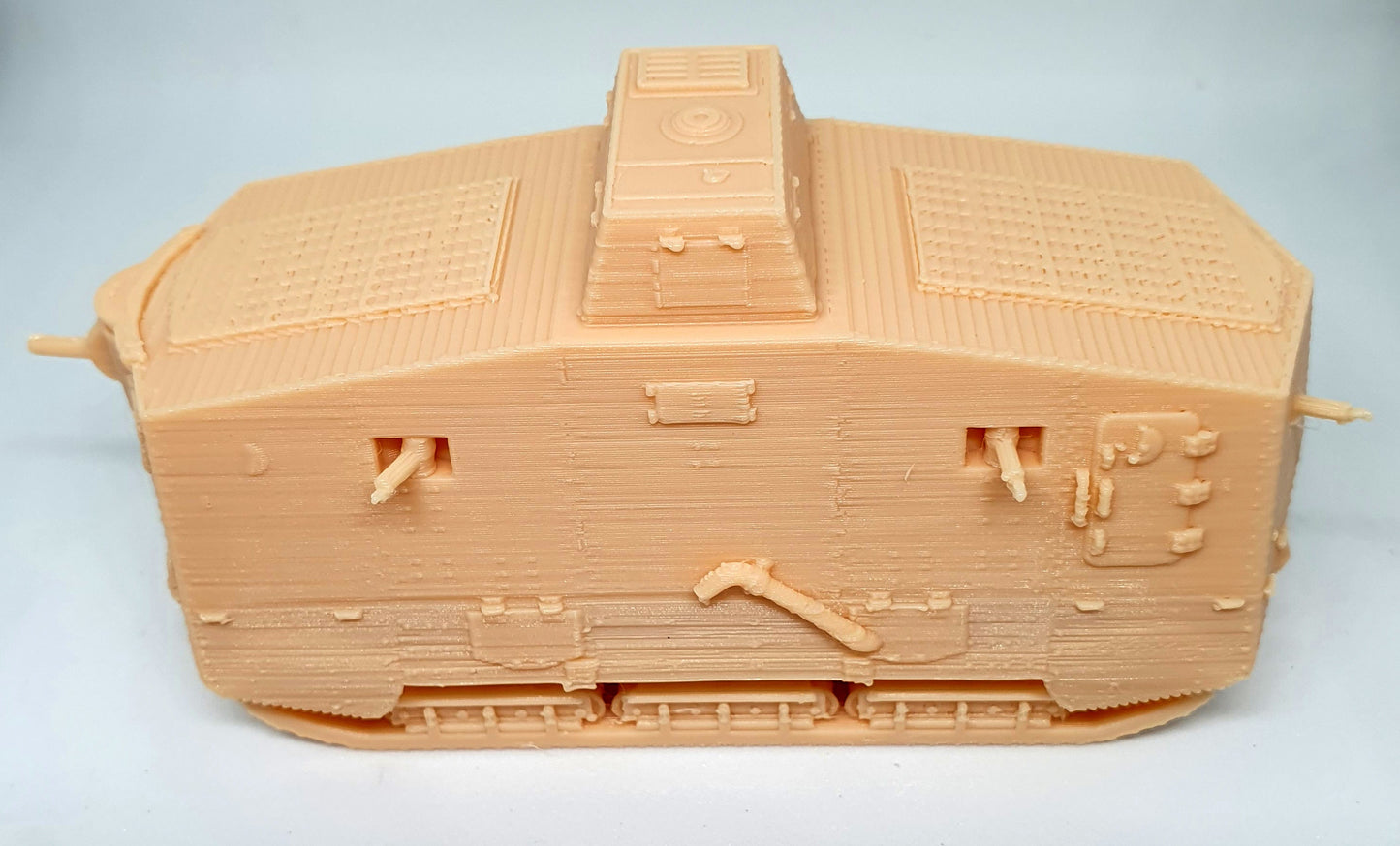 A7V Tank, scale 72, Germany, World war one, 3D printed, wargaming, military miniatures