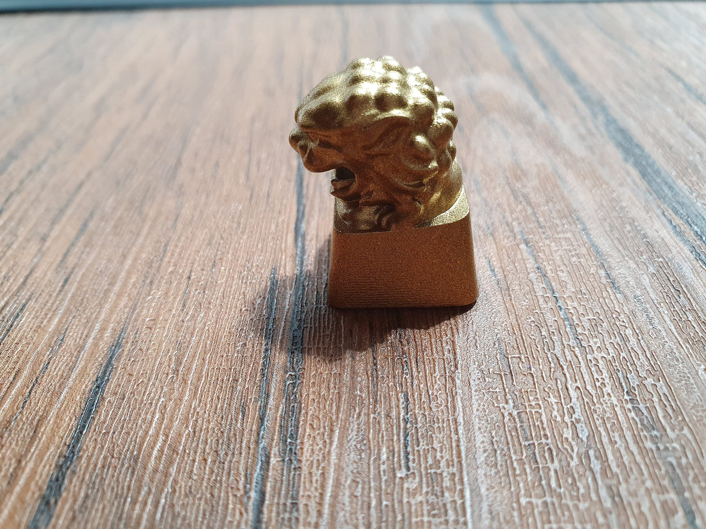 Chinese Gold and Lion keycaps 3D printed
