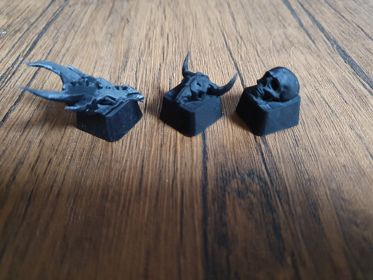 Skull Artisan keycaps 3D printed