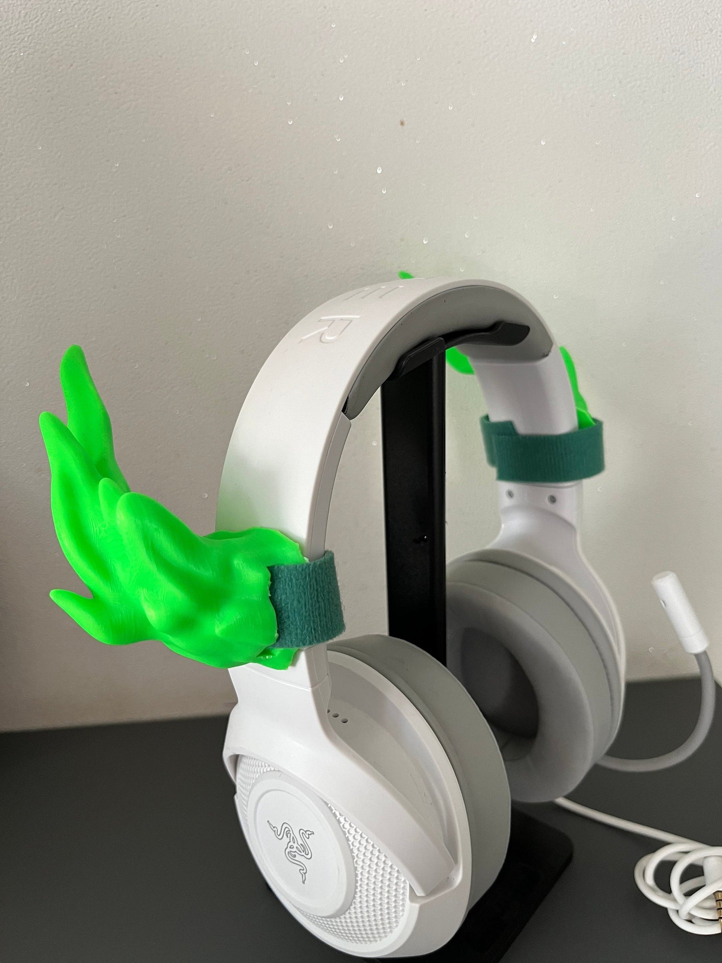 Forest Dragon horn for Headphones / Headset for streaming anime cosplay