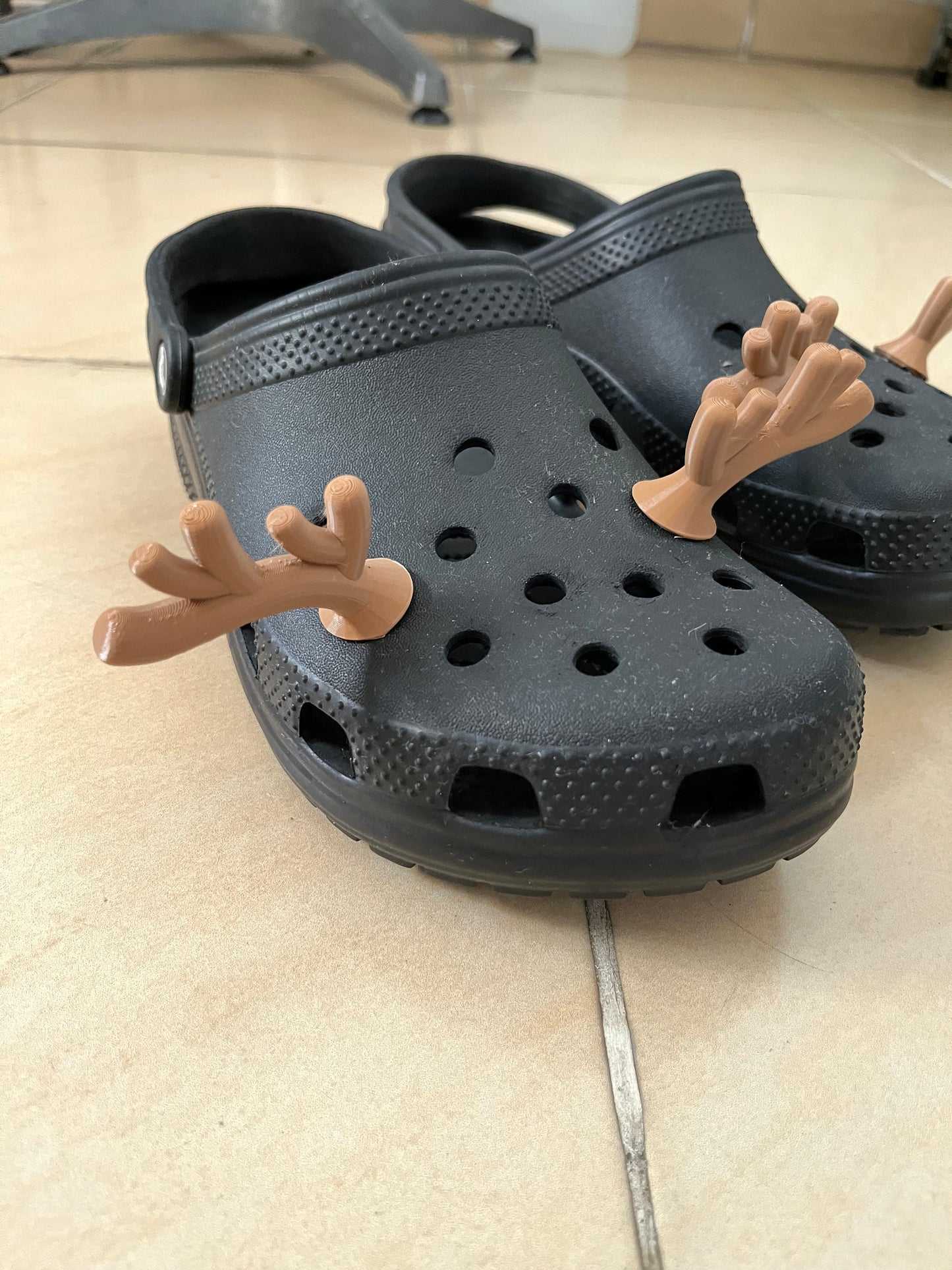 Reindeer horn charm 3d printed for Croc with many color selection