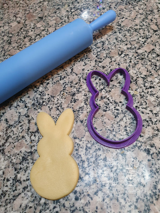 Peep Bunny Happy Easter cookie cutter