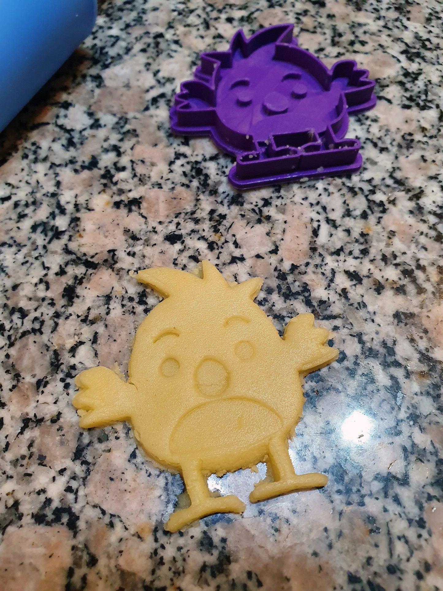 Baby Chicken Happy Easter cookie cutter with stamp