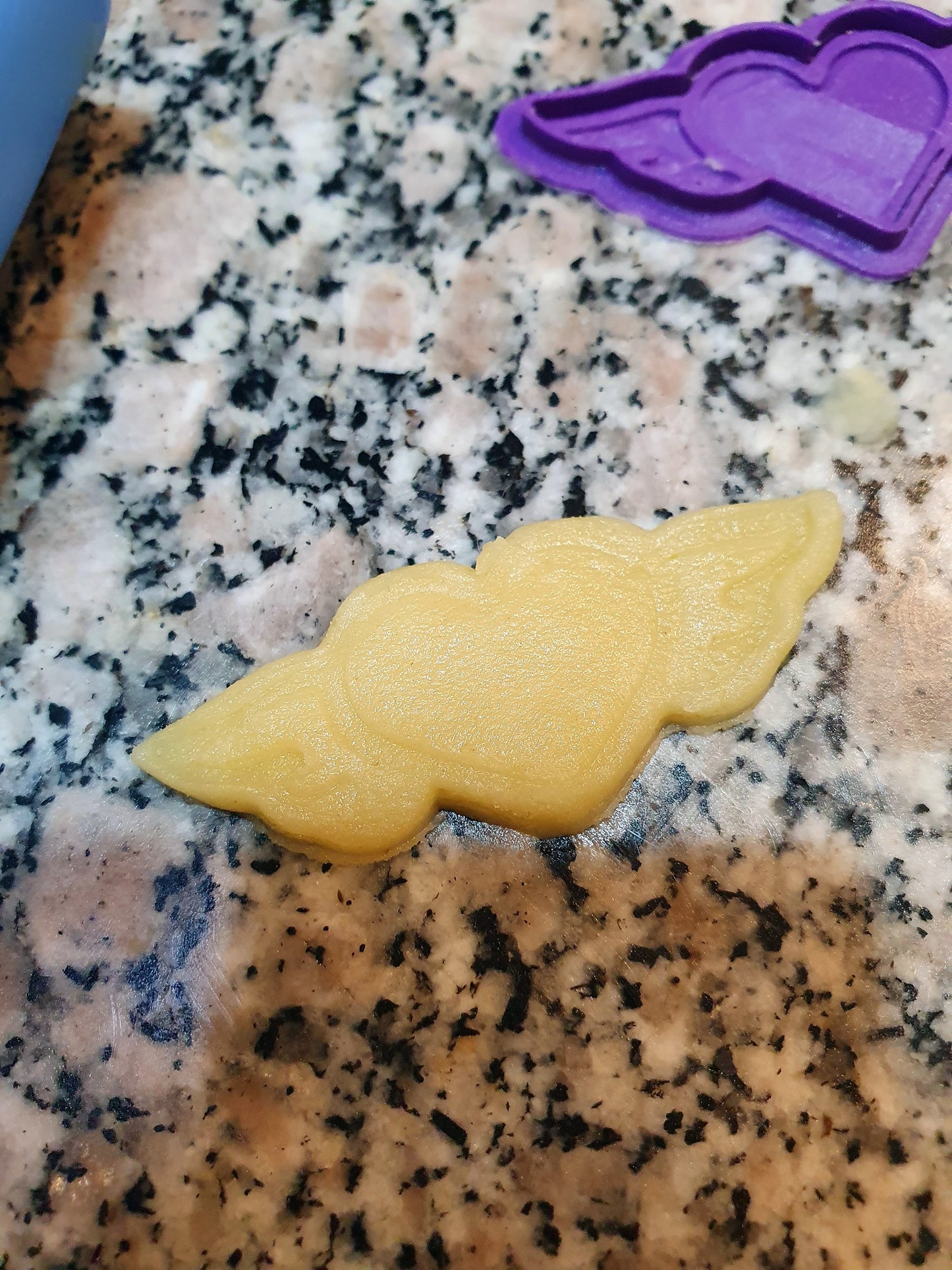 Heart Wing cookie cutter with stamp