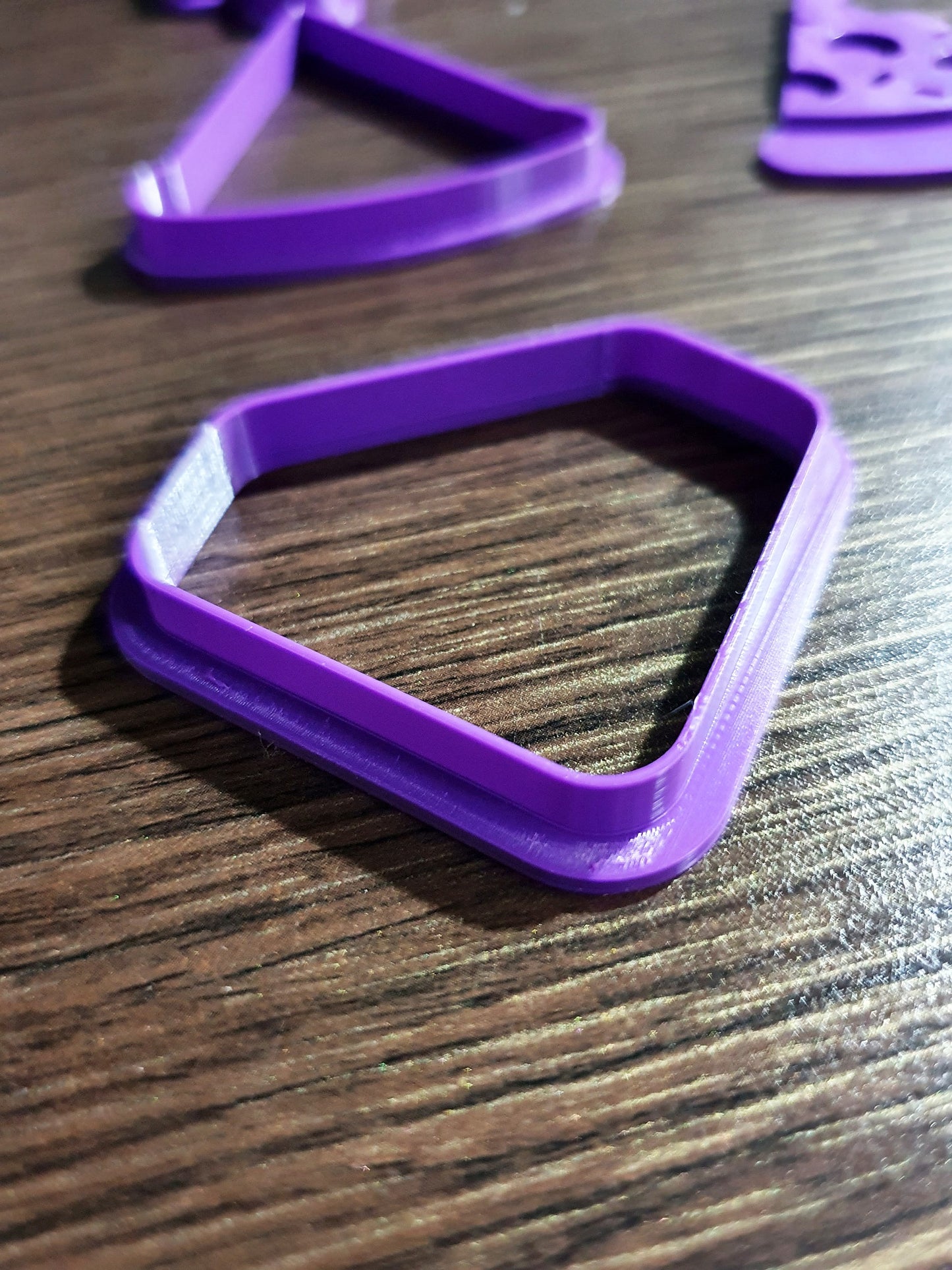 Basic Shape part two cookie cutter (Popsicle, candy, pizza, cupcakes, diamond, poop) with stamp