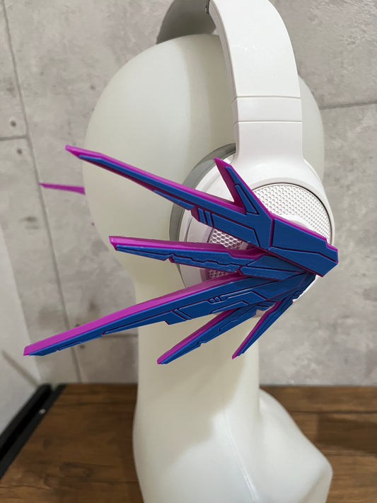 Mecha Wings for Headphones / Headset for streaming anime cosplay