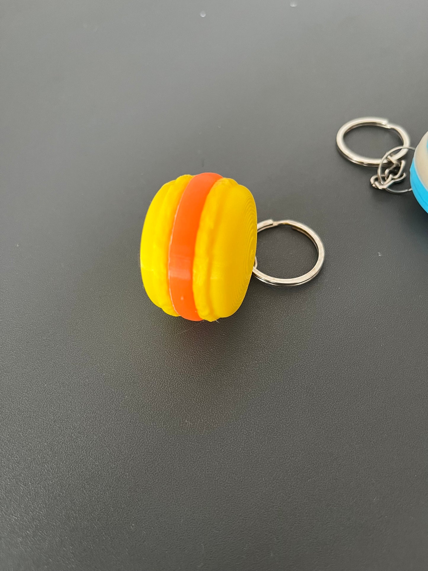 Macaron Keychain 3D Printed for Gifts