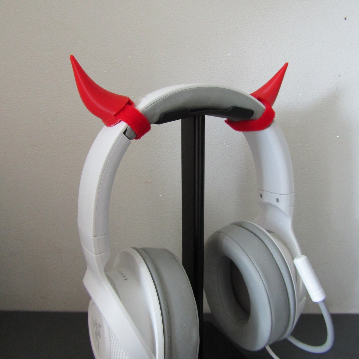 Mini Demon Horns for Headphones / Headset for streaming anime cosplay