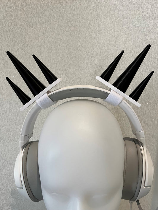 Spike Punk for Headphones / Headset for streaming anime cosplay