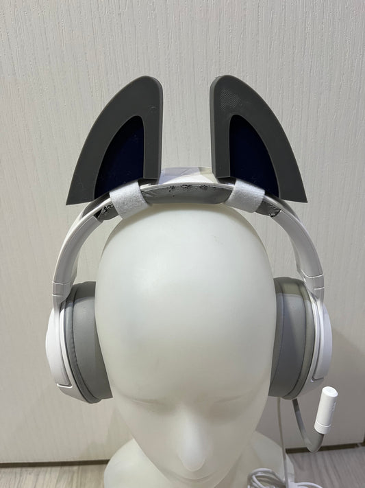 Wolf Kawaii Ears for Headphones / Headset for streaming anime cosplay