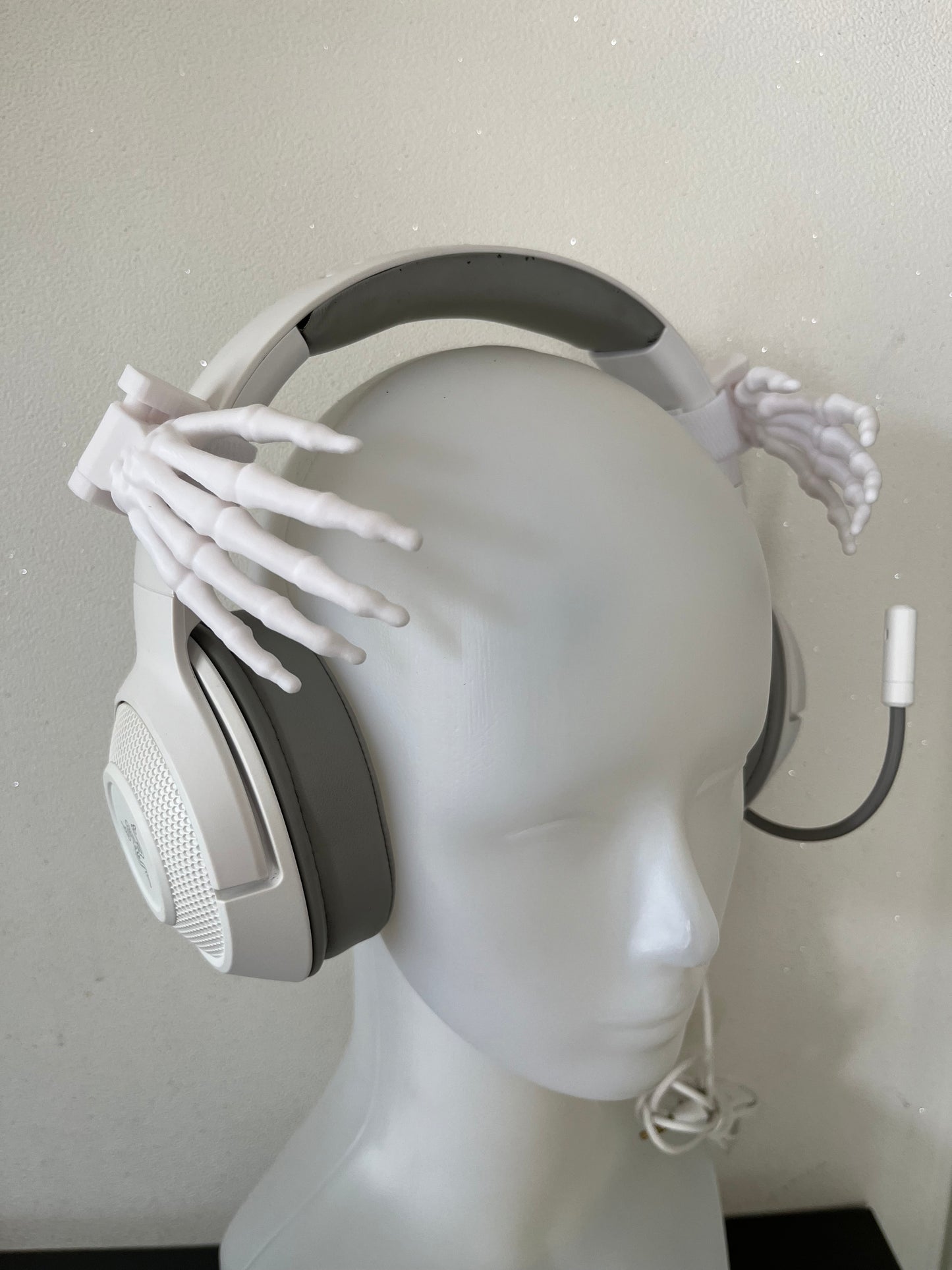 Hand Skeleton for Headphones / Headset for streaming anime cosplay