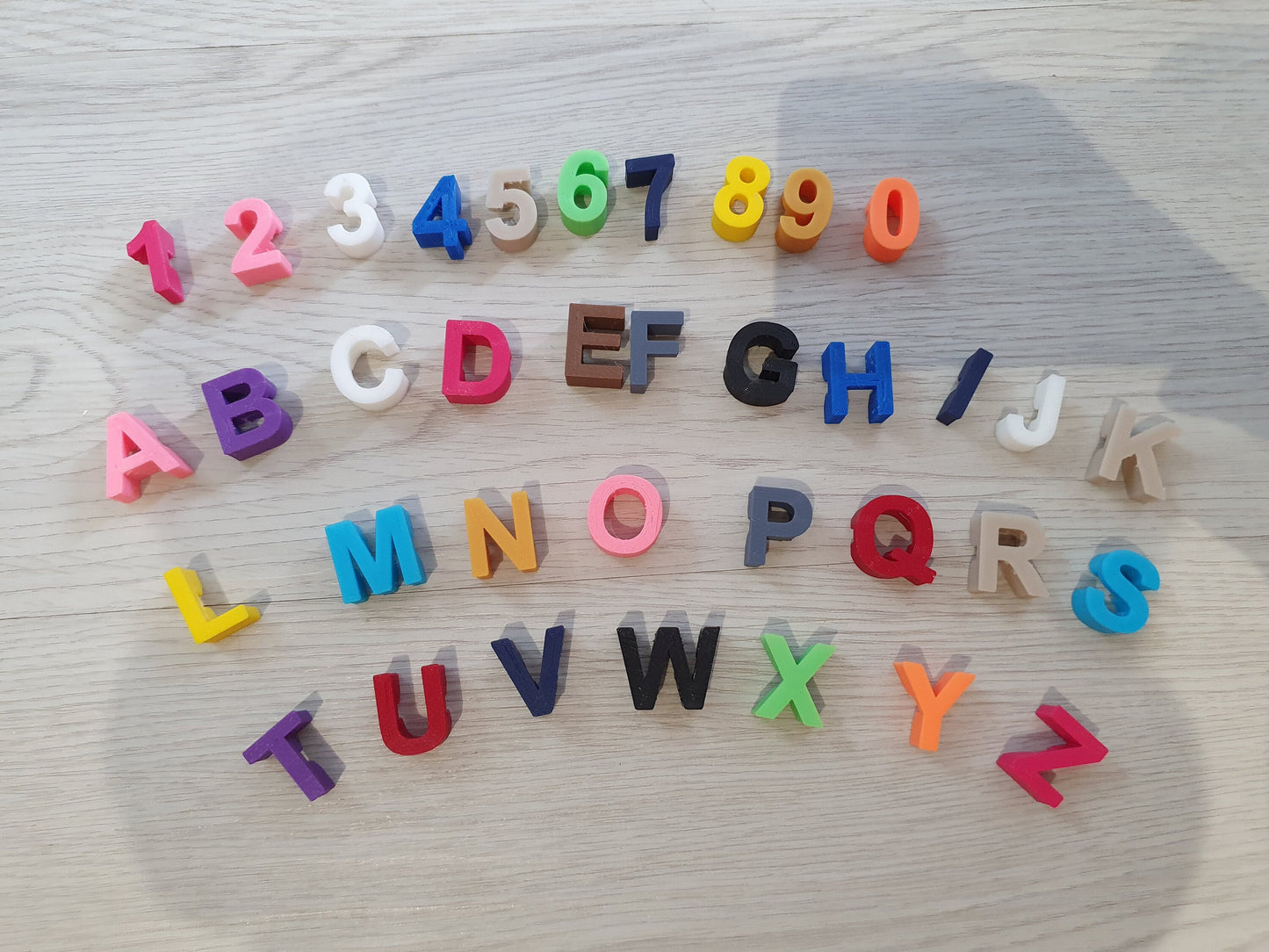 Cable Clip Letter Tag 3D Printed, Custom Name and Personalized Name for Gifts