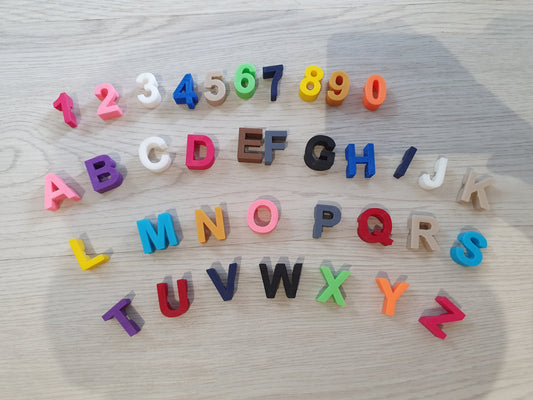 Cable Clip Letter Tag 3D Printed, Custom Name and Personalized Name for Gifts