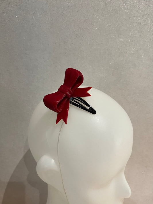 Ribbon Style 2 hairclips for streaming anime manga cosplay