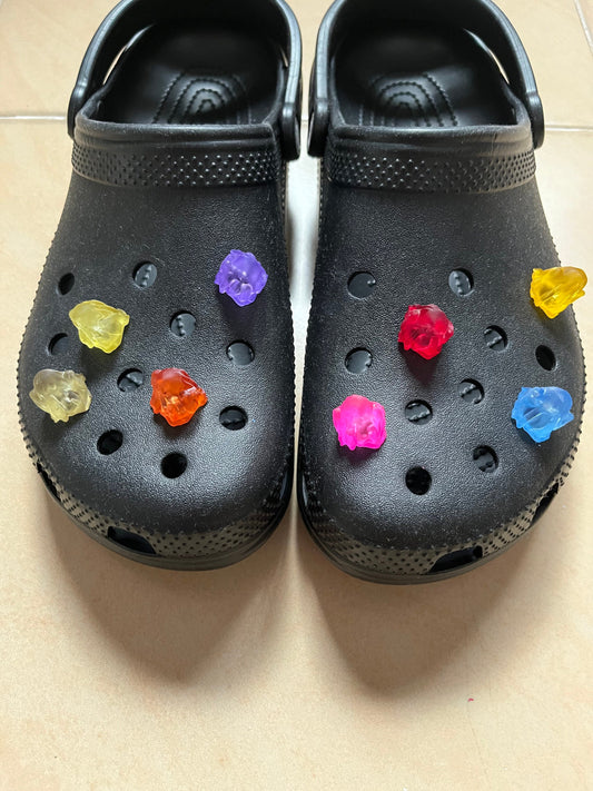 Colorfull Ghost charms for Croc