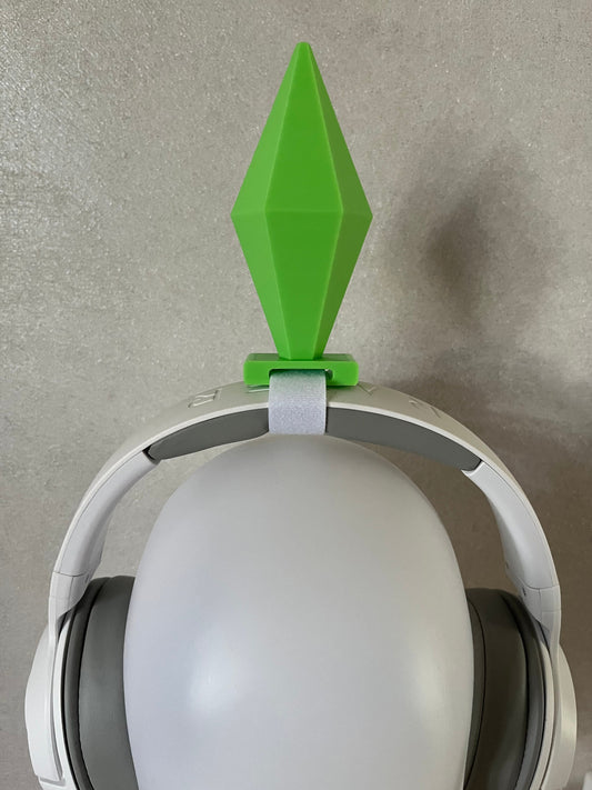 Plumbob Diamond for Headphones / Headset for game fun streaming anime cosplay