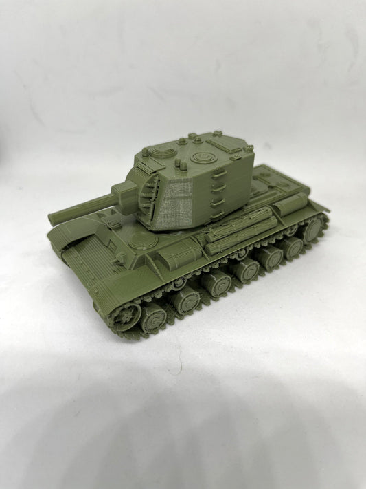 Kliment Voroshilov KV-2 Tank, scale 72, Soviet, World war two, 3D printed, wargaming, military miniatures