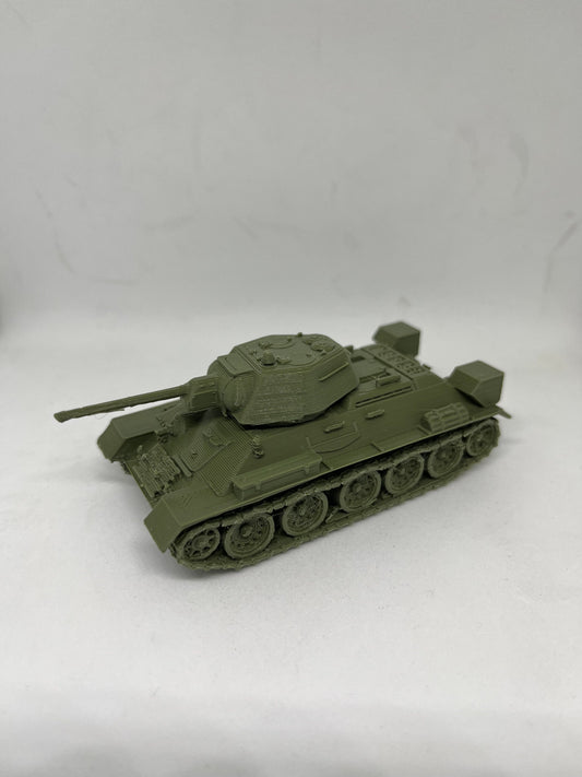 T-34/76 Tank, scale 72, Soviet medium tank, World war two, 3D printed, wargaming, military miniatures