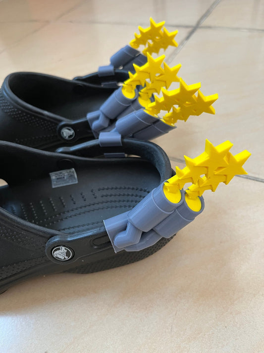 Twin muffler exhaust with Stars for Croc