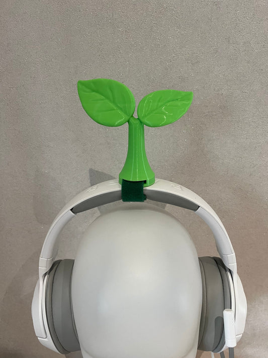 Sprout leaf for Headphones / Headset for streaming anime cosplay