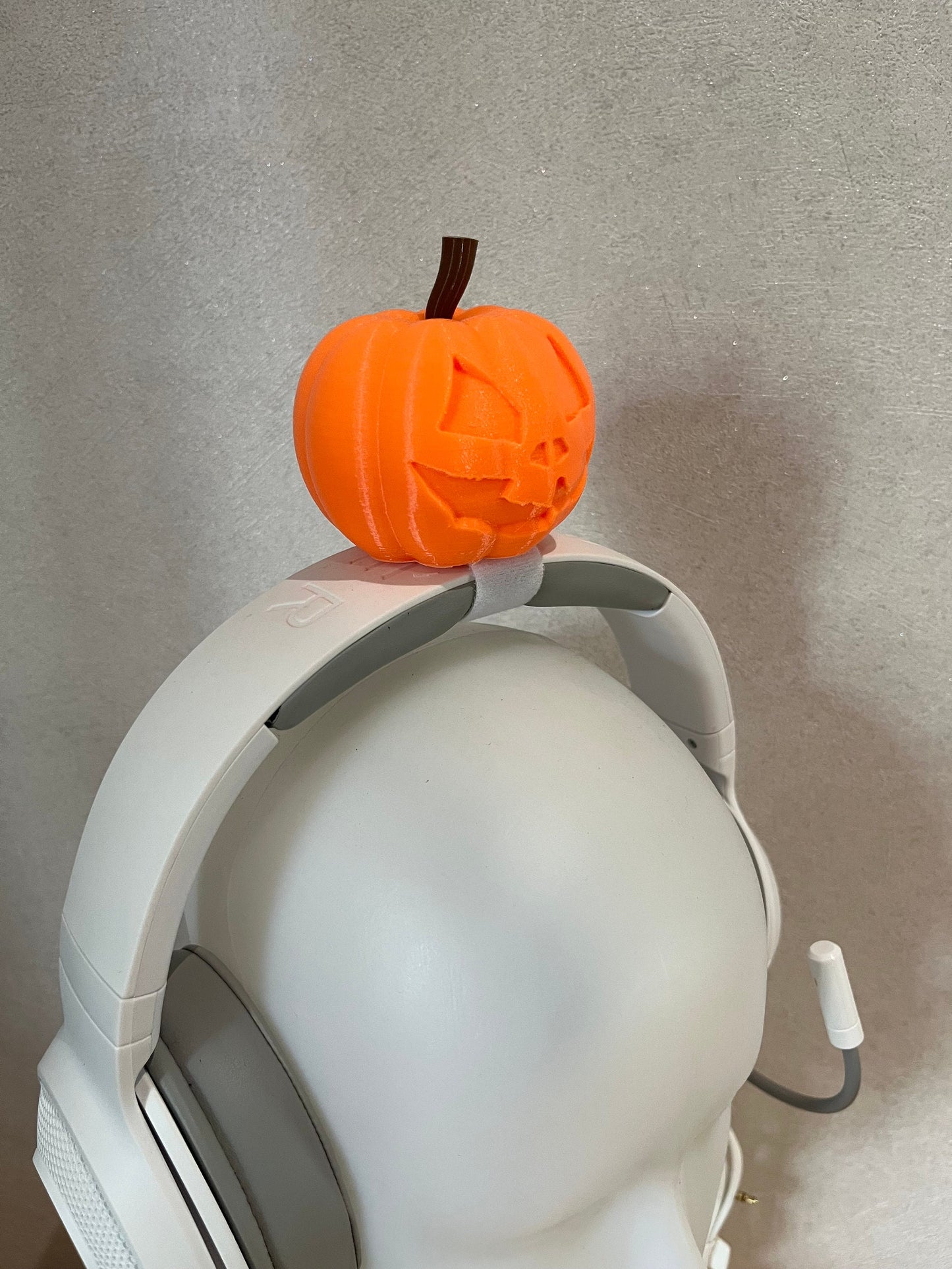 Pumpkin for Headphones / Headset for game fun streaming anime cosplay