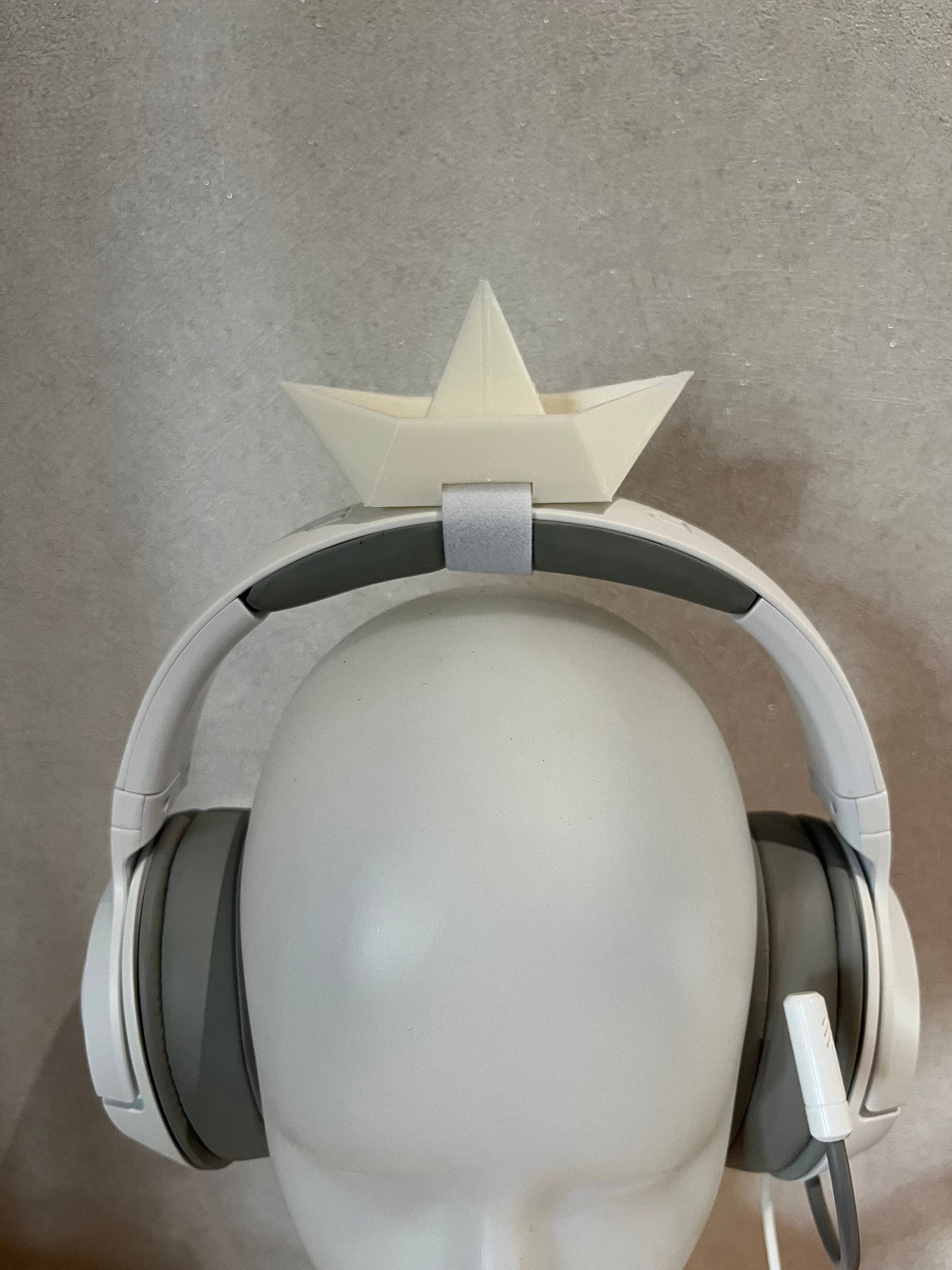 Paper boat for Headphones / Headset for game fun streaming anime cosplay