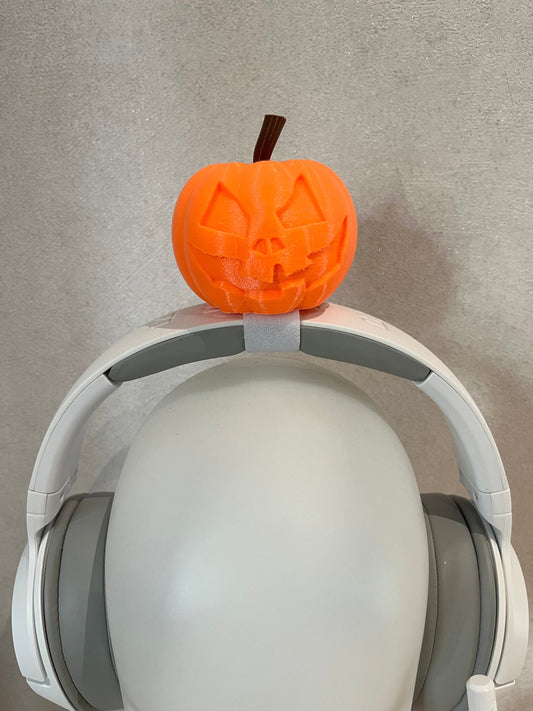 Pumpkin for Headphones / Headset for game fun streaming anime cosplay