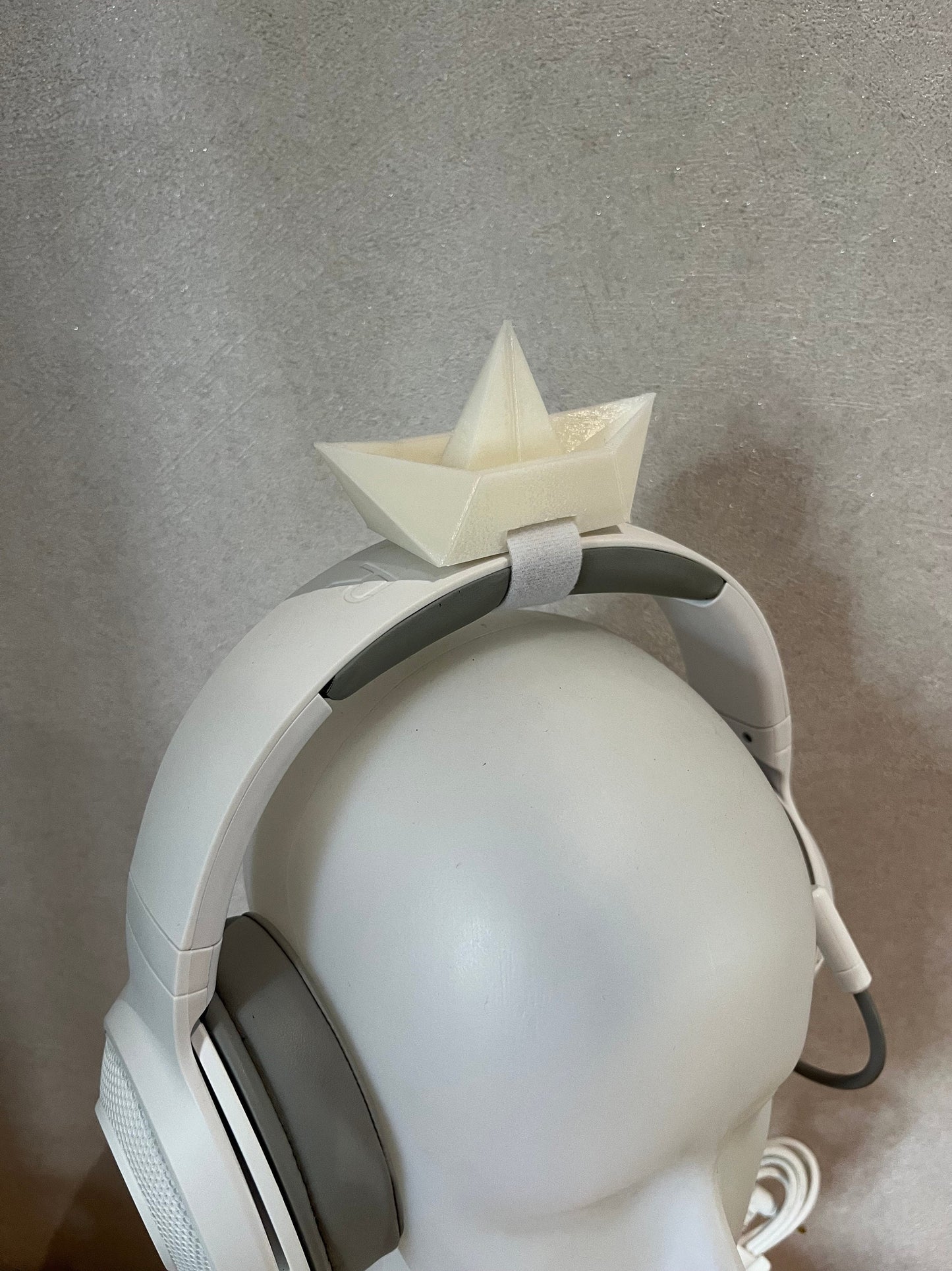 Paper boat for Headphones / Headset for game fun streaming anime cosplay