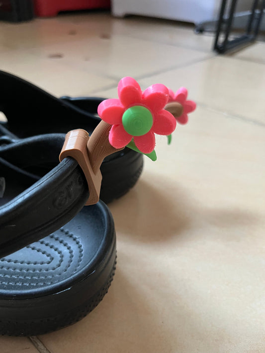 Flower side spurs for Croc with many color selection