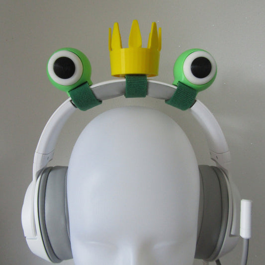 King Frog Eyes for Headphones / Headset for game fun streaming anime cosplay