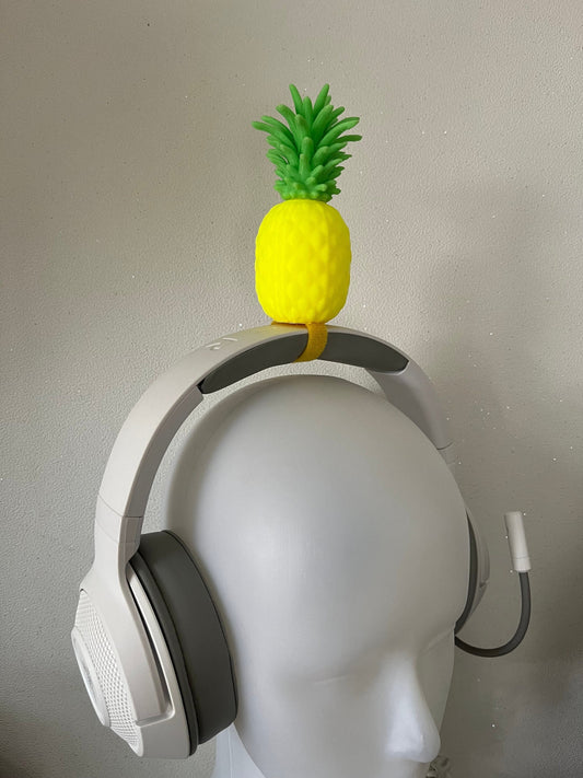 Pineapple for Headphones / Headset for streaming anime cosplay