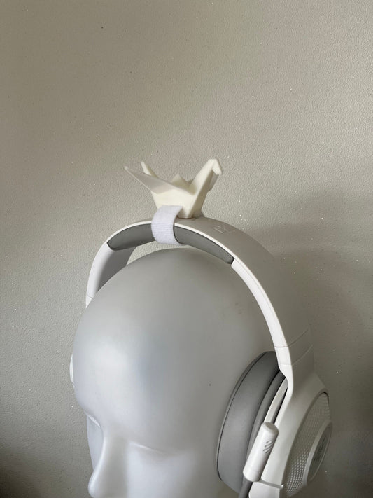 Origami Swan for Headphones / Headset for streaming anime cosplay