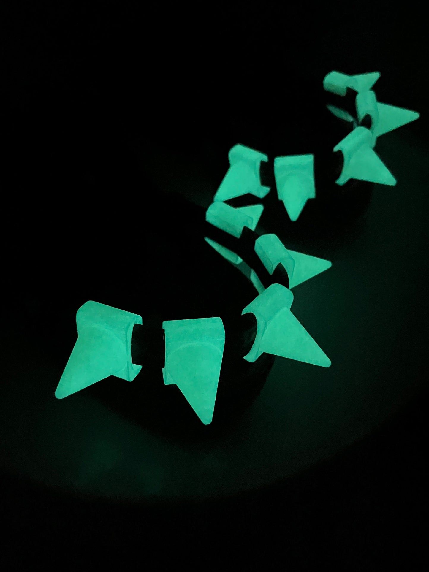 Glow in the Dark Big back spike for Croc