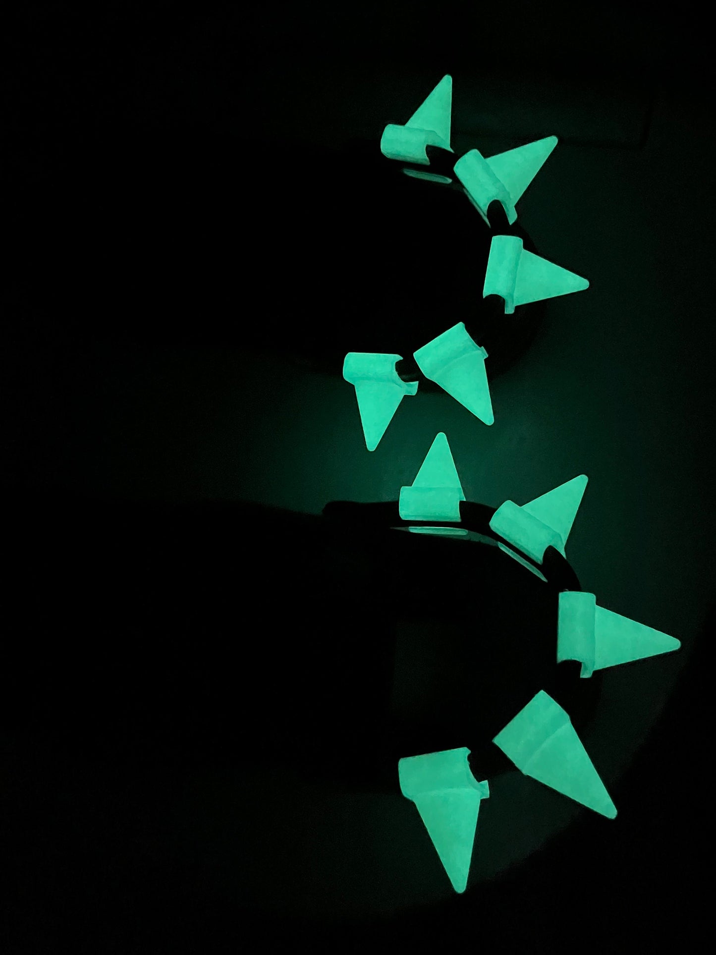 Glow in the Dark Big back spike for Croc