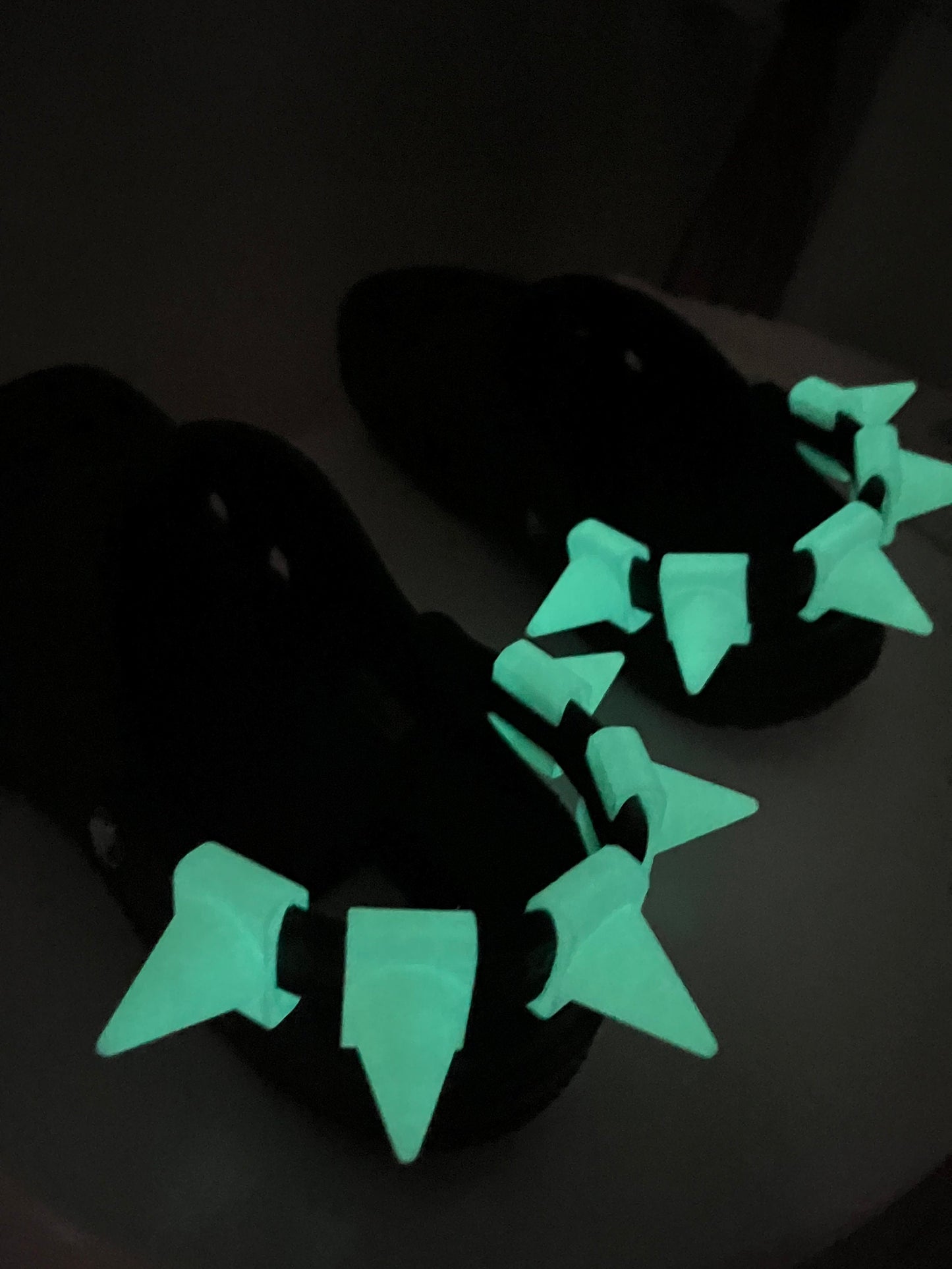 Glow in the Dark Big back spike for Croc
