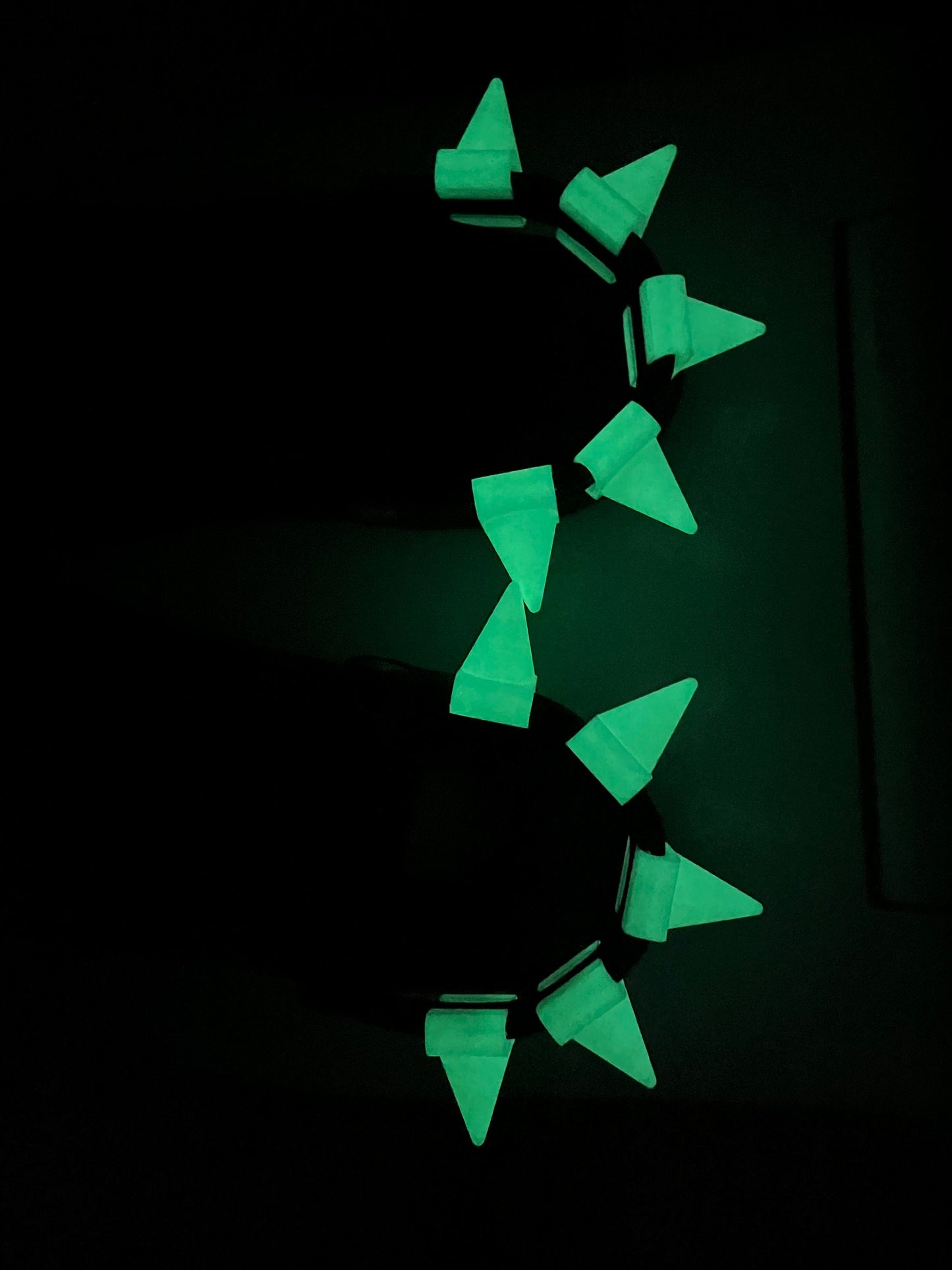 Glow in the Dark Big back spike for Croc