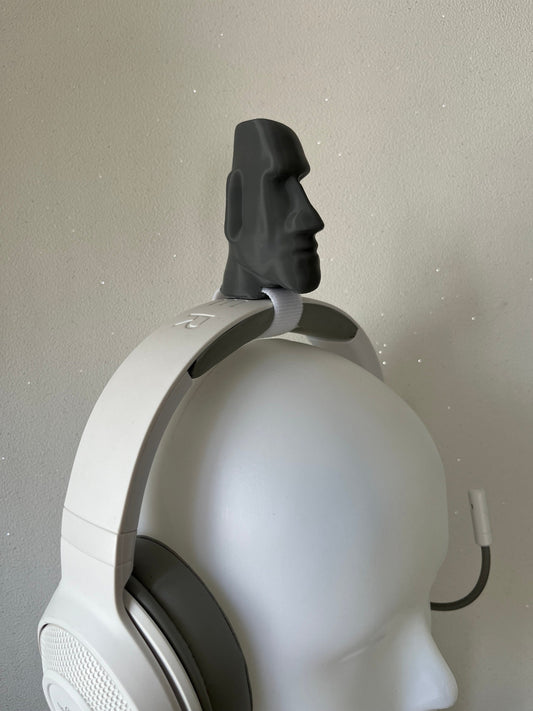 Stone Head for Headphones / Headset for streaming anime cosplay