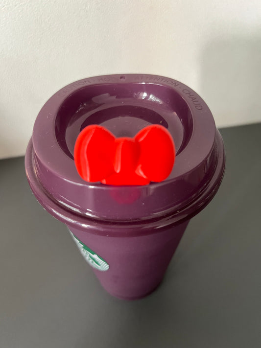Ribbon 3D printed hot drink stopper reusable cup