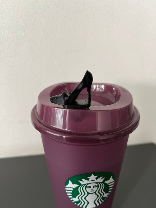 Heels 3D printed hot drink stopper reusable cup