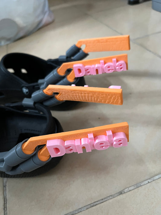 Twin muffler exhaust with Name Plate for Croc