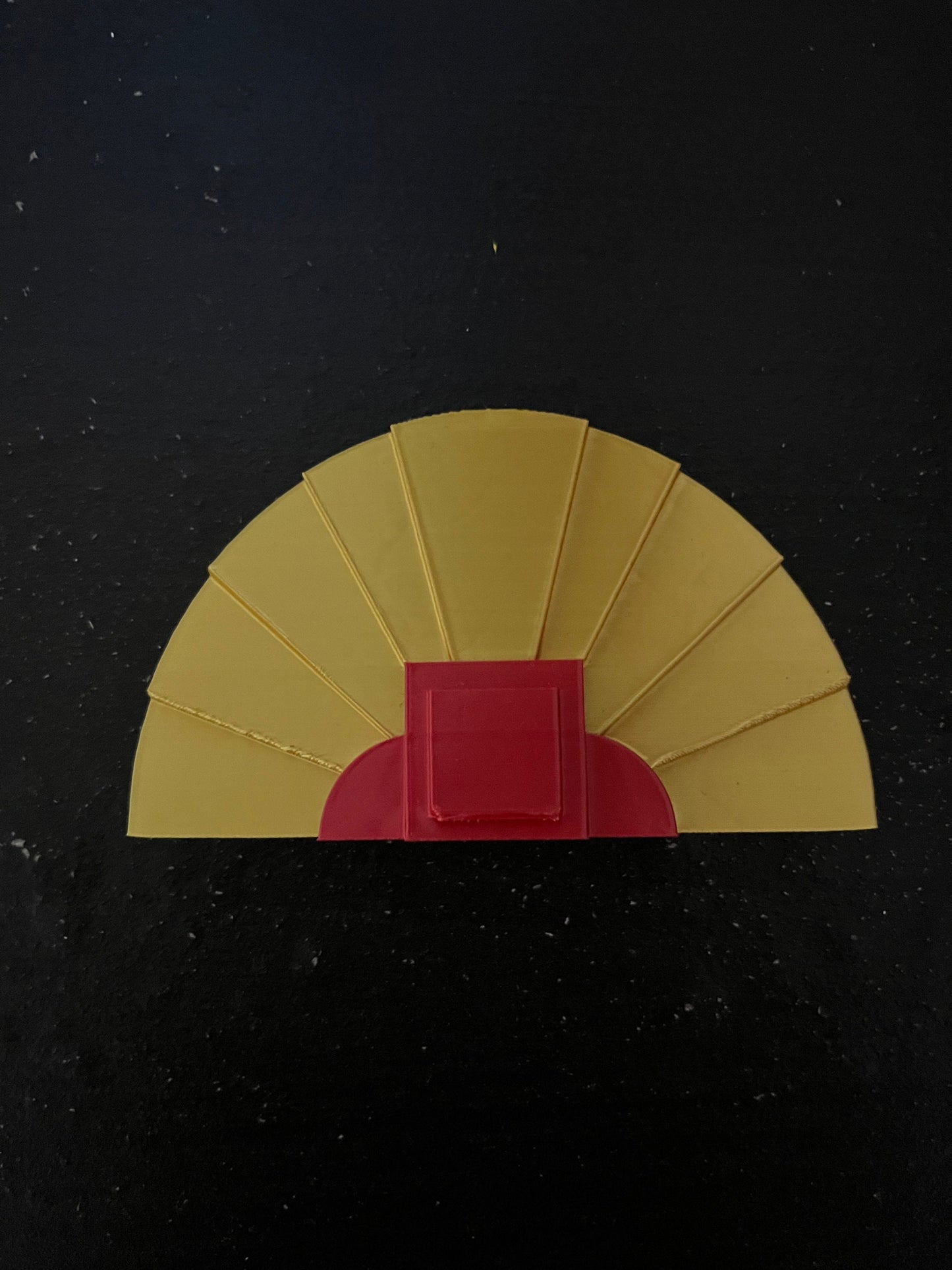 Gold Manga Fan Crown for Headphones / Headset for streaming anime cosplay