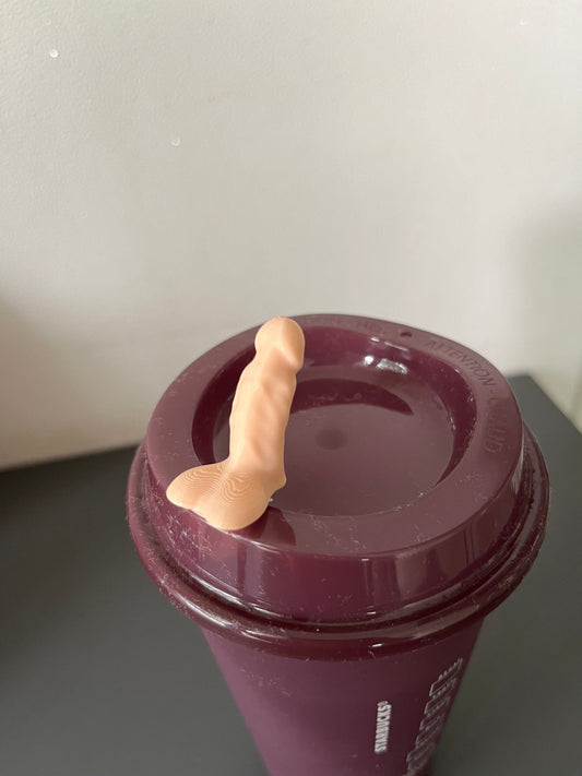 Cock 3D printed hot drink stopper reusable cup