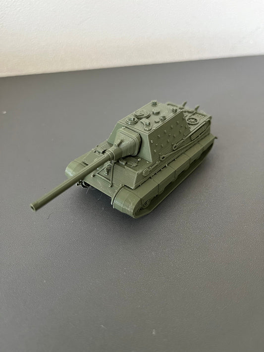 Jagdtiger Tank, scale 100, German tank, World war two, 3D printed, wargaming, military miniatures