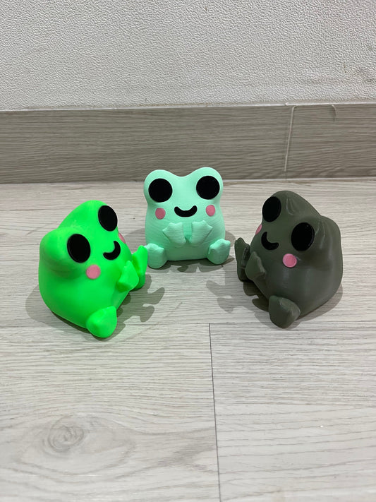 Frog Cable Holder, 3D Printed