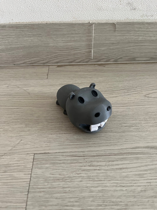 Lazy Hippo Cable Holder, 3D Printed