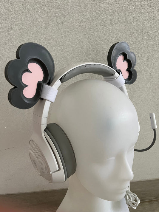 Koala ears for Headphones / Headset for streaming anime cosplay
