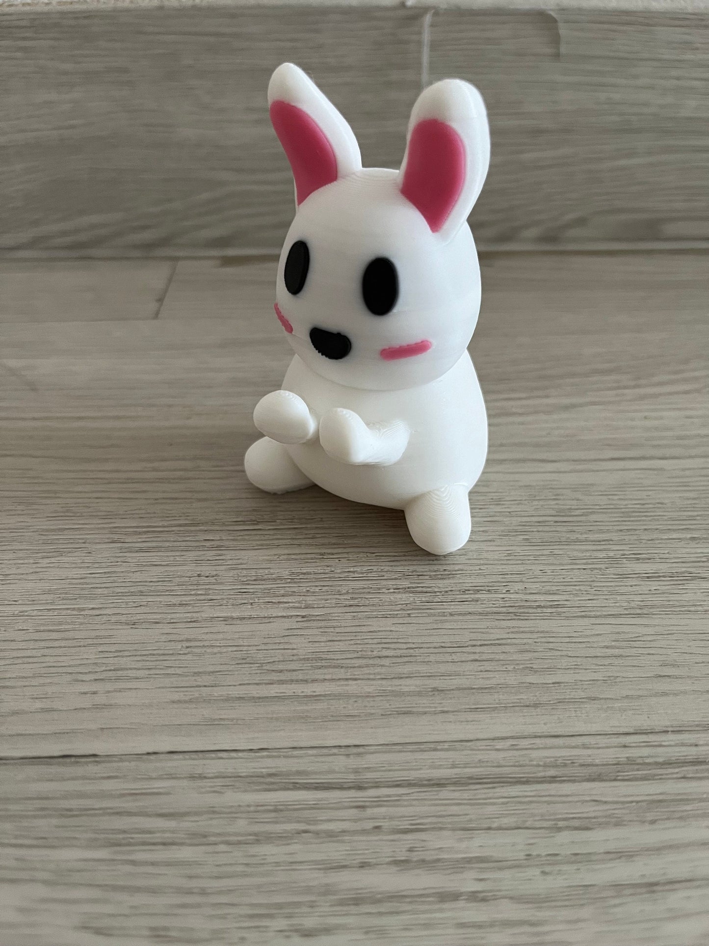 Cute Kawaii Bunny Cable Holder, 3D Printed
