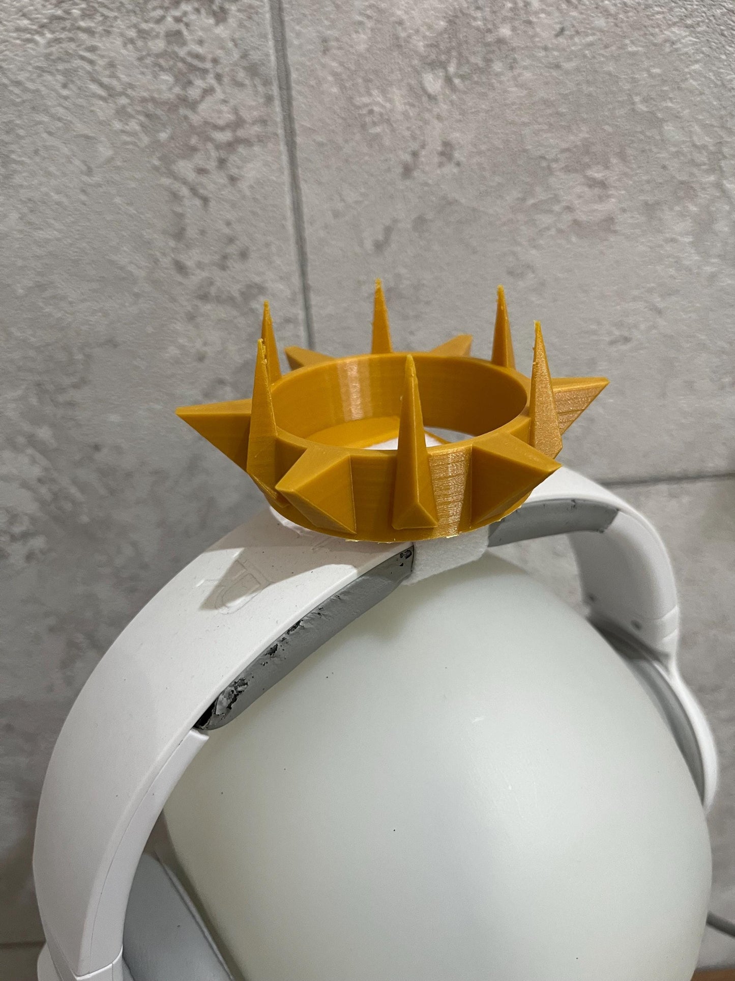 Dwarf crown for Headphones / Headset for streaming anime cosplay