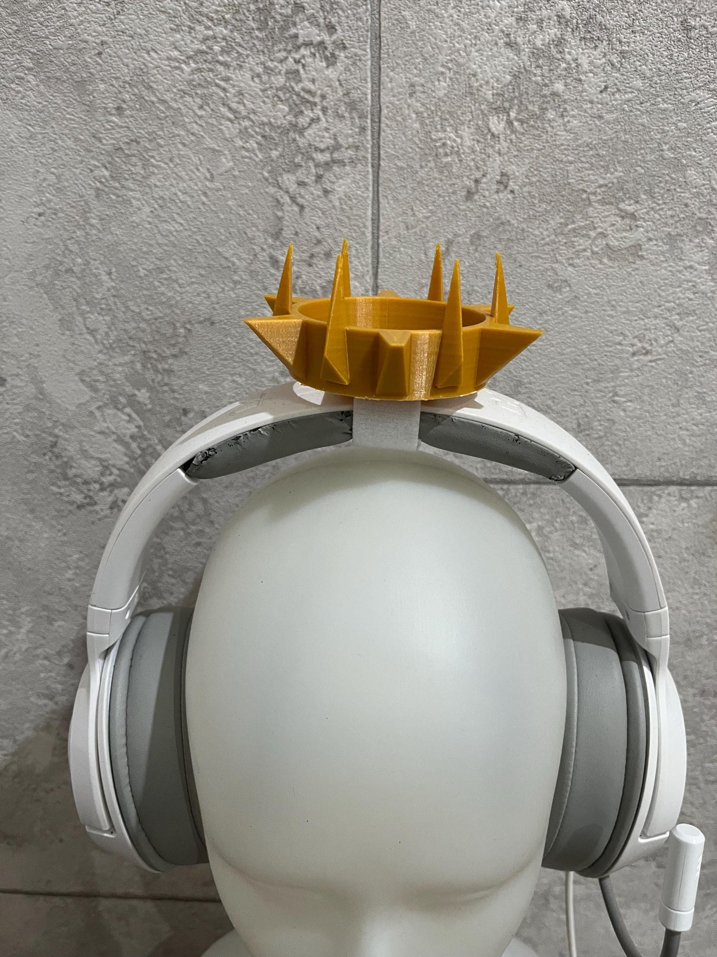 Dwarf crown for Headphones / Headset for streaming anime cosplay